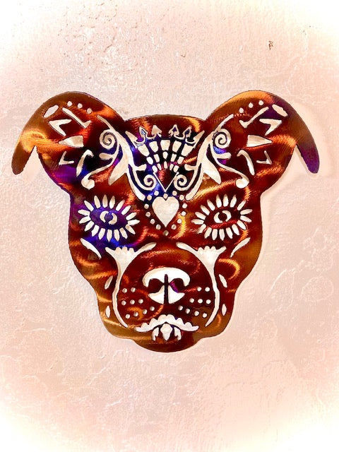 Dog Sugar Candy Skull