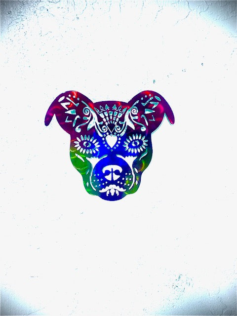 Dog Sugar Candy Skull