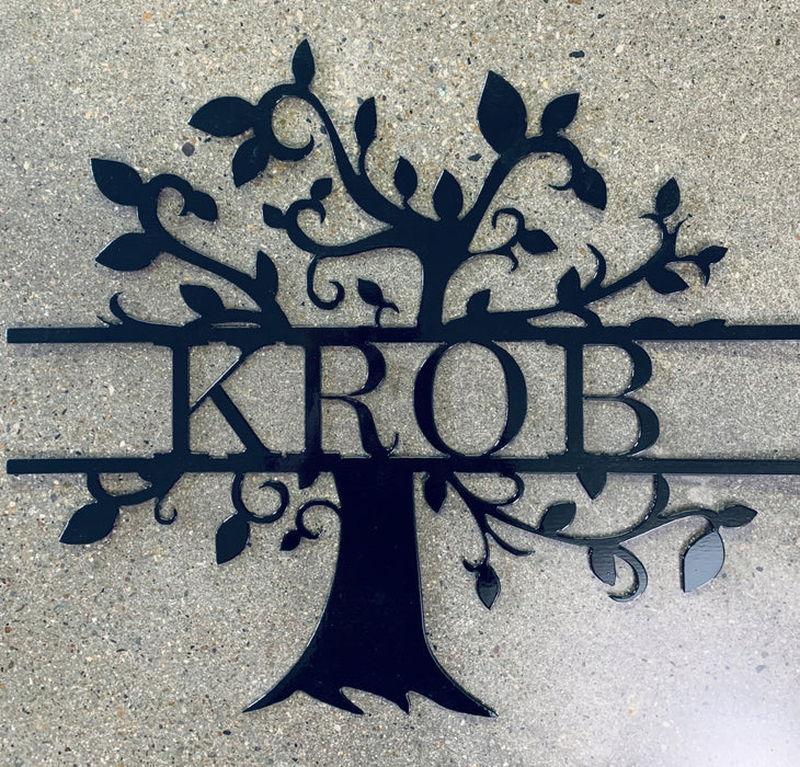 Custom Monogram with Tree of Life