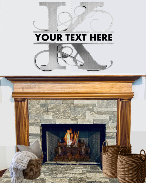 Split Letter Monogram