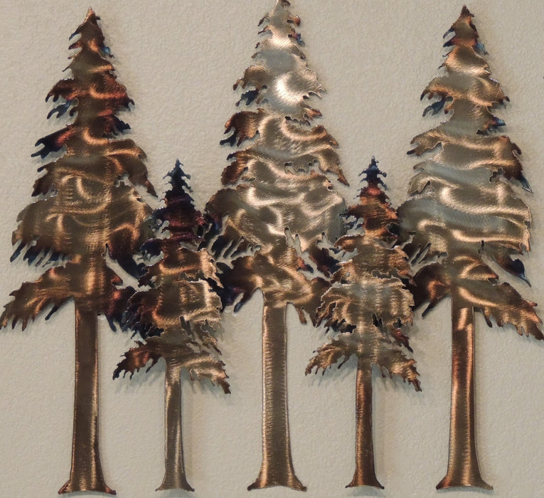 Five Pine Tree Set