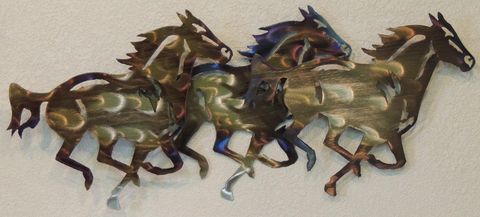 Detailed Galloping Horse x3