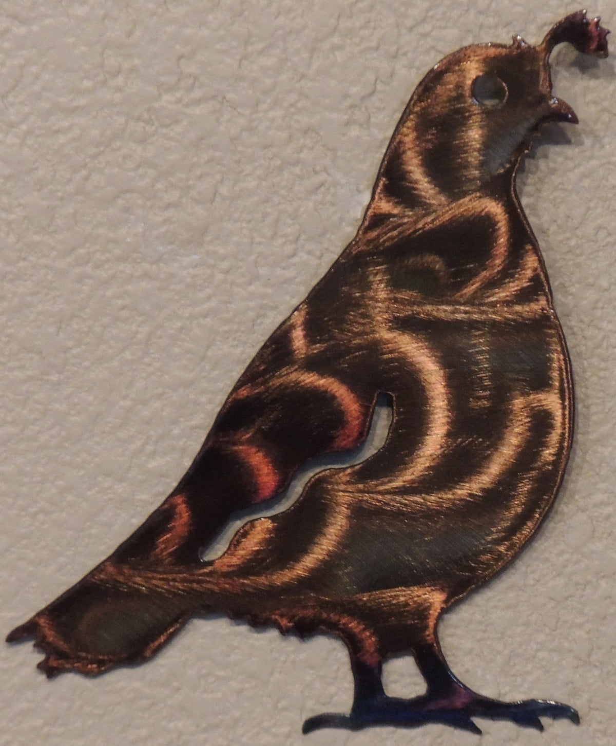 Southwest Quail — Reflections In Metal